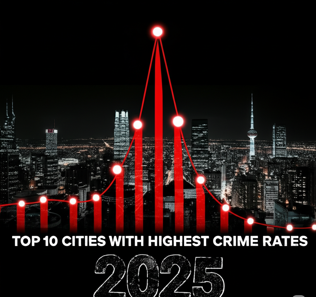 cities with highest crime rates​ - top ten thingx