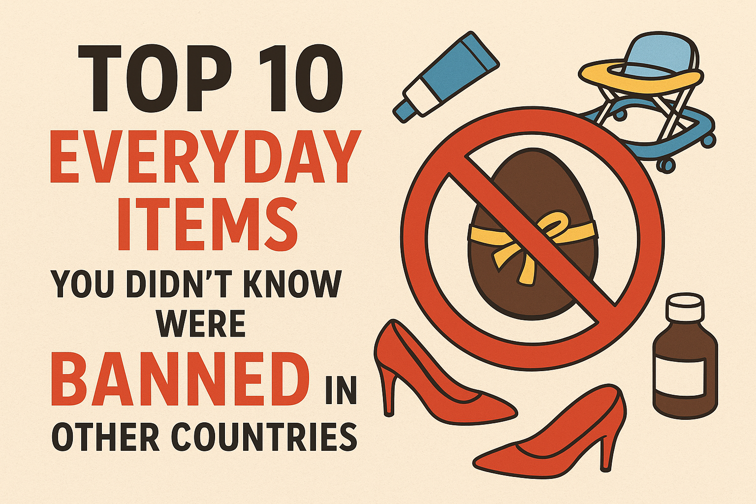 Top 10 Everyday Items You Didn’t Know Were Banned in Other Countries