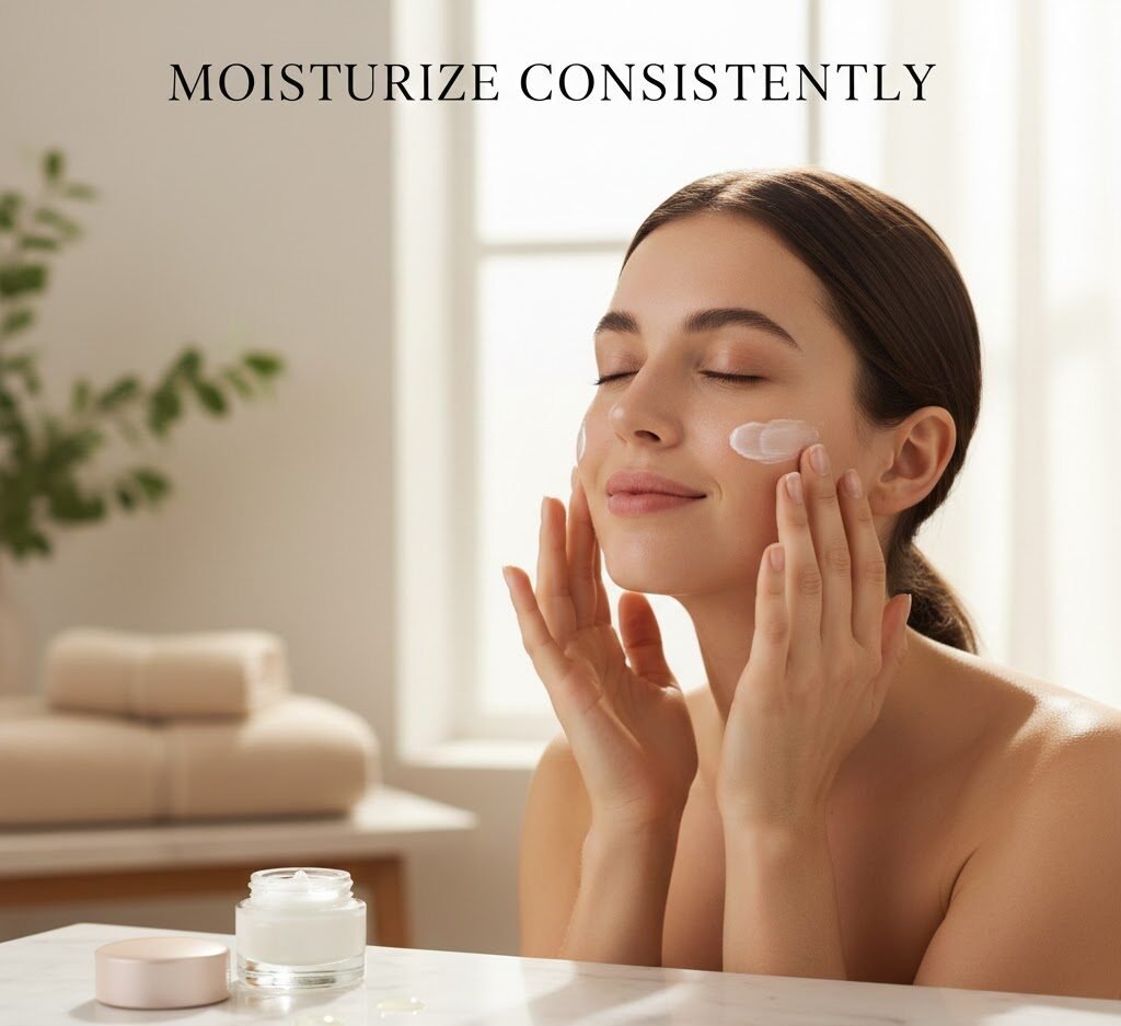 Moisturize Consistently
